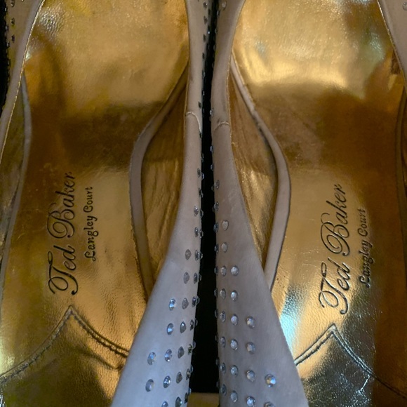 Ted Baker Rhinestone Studded Platform Heels - Picture 5 of 8